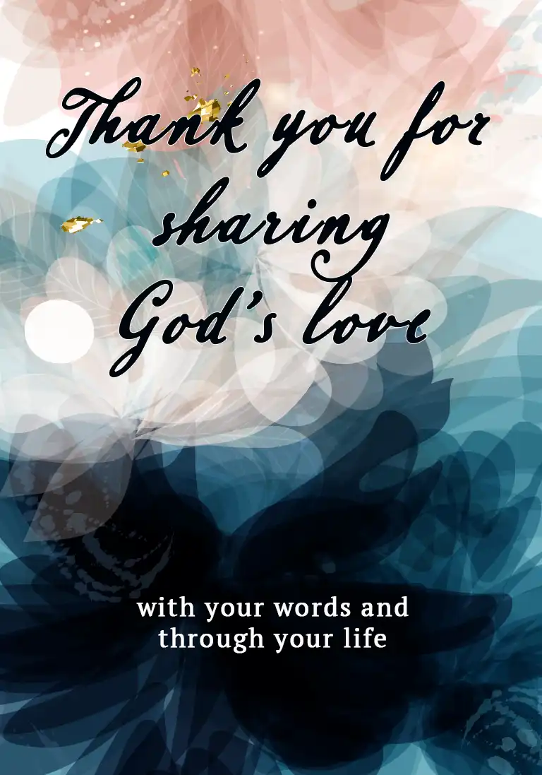 Bright, overlapping shapes symbolizing overflowing gratitude