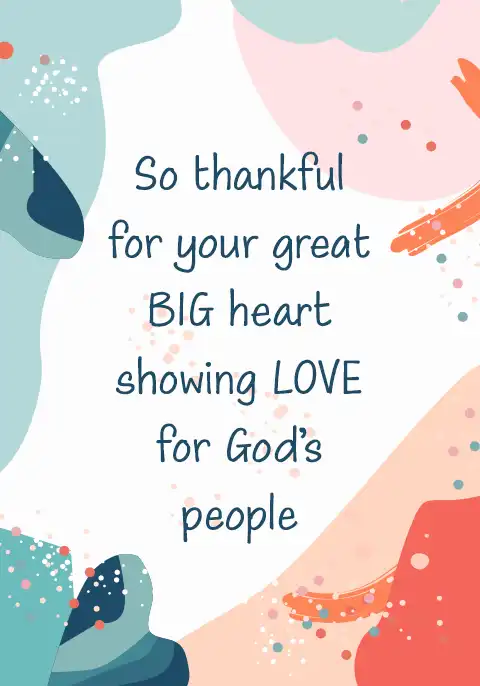 Bright abstract paint splats conveying a cheerful thank you