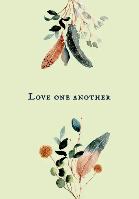 An abundance of small flowers representing growing love